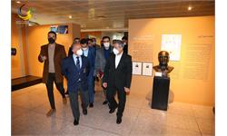 بازدید رافائل سانتونخا رئیس اسپانیایی فدراسیون جهانی از موزه ملی ورزش