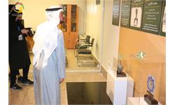 بازدید قیس عبدالله الظالعی رئیس اماراتی کنفدراسیون راگبی آسیا از موزه ملی ورزش، المپیک، پارالمپیک