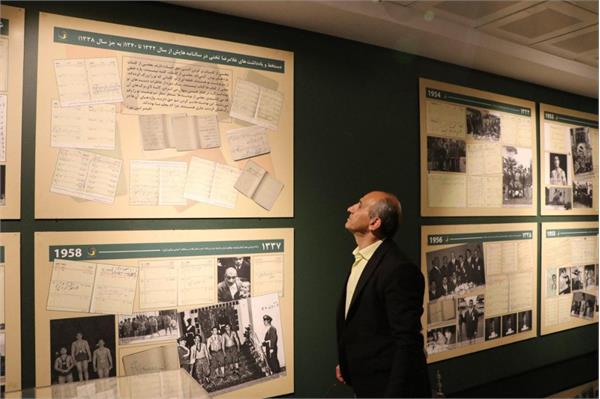 بازدید عسکری محمدیان قهرمان المپیک از موزه ملی ورزش،المپیک،پارالمپیک