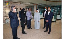 بازدید قیس عبدالله الظالعی رئیس اماراتی کنفدراسیون راگبی آسیا از موزه ملی ورزش، المپیک، پارالمپیک