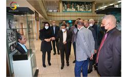 بازدید جمعی از روسای فدراسیون های ورزشی عراق از موزه ملی ورزش، المپیک، پارالمپیک