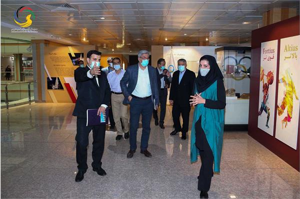 بازدید قائم مقام ریاست دانشگاه آزاد دکتر جمشید صباغ زاده در واحد علوم تحقیقات از موزه ملی ورزش