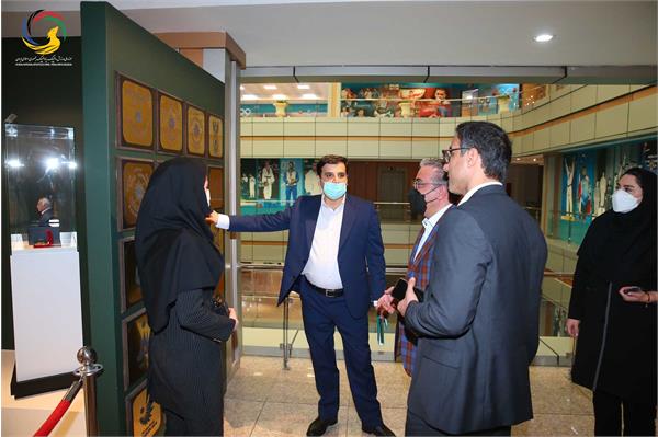 بازدید ریاست اتاق بازرگانی ایران و قطر از موزه ملی ورزش، المپیک، پارالمپیک