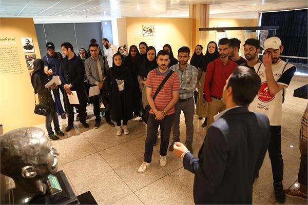بازدید دانشجویان تربیت بدنی از موزه ملی ورزش،المپیک و پاراالمپیک