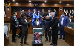 مراسم رونمایی از سردیس قهرمانان المپیک (علیرضا دبیر، یوسف کرمی، مراد محمدی، حمید سوریان و بهداد سلیمی)