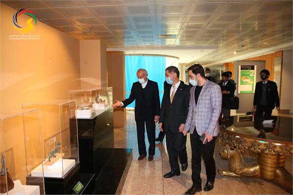 بازدید سفیر ژاپن از موزه ملی ورزش،المپیک،پارالمپیک