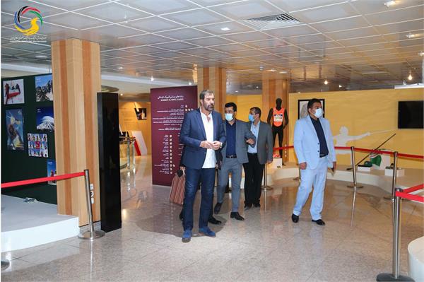 بازدید وسلین وویویچ سرمربی تیم ملی هندبال ایران از موزه ملی ورزش، المپیک، پارالمپیک