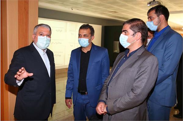 بازدید رئیس فدراسیون ورزش مجلس از موزه ملی ورزش،المپیک،پارالمپیک