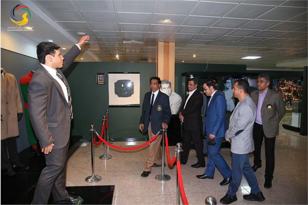 بازدید عبدالحلیم بن قادر رئیس فدراسیون سپک تاکرای آسیا از موزه ملی ورزش، المپیک، پارالمپیک