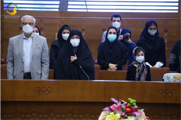 مراسم رونمایی از سردیس چهره ماندگار ورزش ایران سرکار خانم طاهره طاهریان
