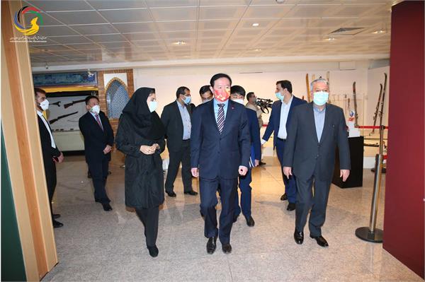 بازدید سفیر کشور چین و هیئت همراه از موزه ملی ورزش، المپیک، پارالمپیک
