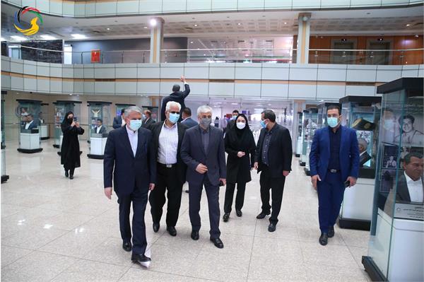 بازدید دکتر حمید سجادی وزیر ورزش و جوانان از موزه ملی ورزش، المپیک، پارالمپیک
