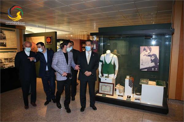بازدید سفیر ژاپن از موزه ملی ورزش،المپیک،پارالمپیک