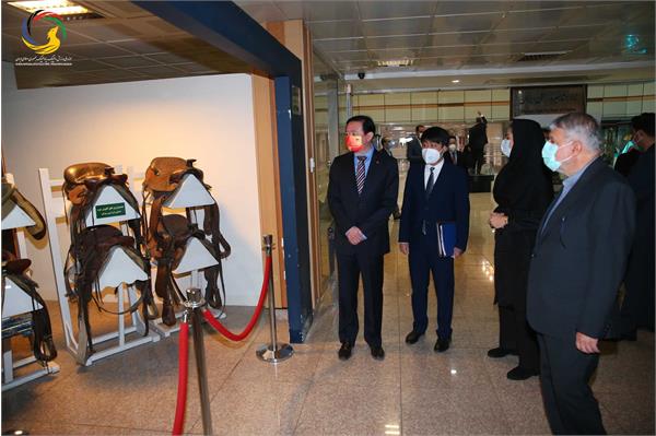 بازدید سفیر کشور چین و هیئت همراه از موزه ملی ورزش، المپیک، پارالمپیک