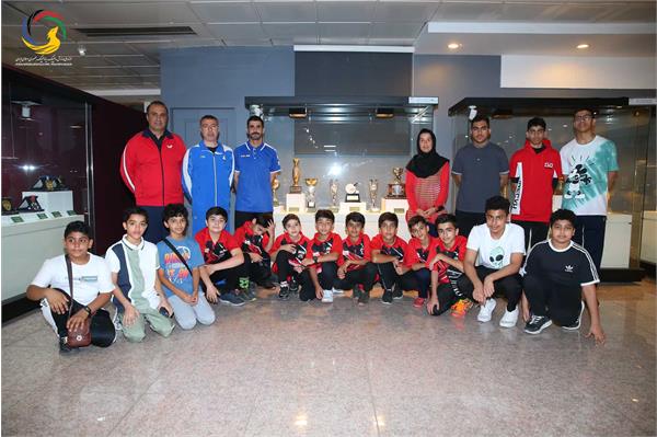 بازدید بازیکنان تیم ملی تنیس روی میز هوپس ایران و بازیکنان تیم ملی تنیس روی میز هوپس، نوجوانان و جوانان عمان از موزه ملی ورزش، المپیک، پارالمپیک