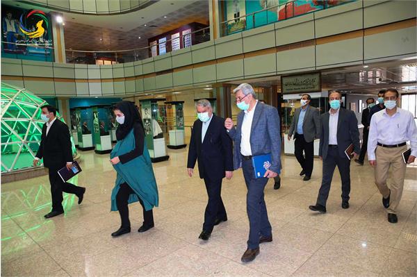 بازدید قائم مقام ریاست دانشگاه آزاد دکتر جمشید صباغ زاده در واحد علوم تحقیقات از موزه ملی ورزش