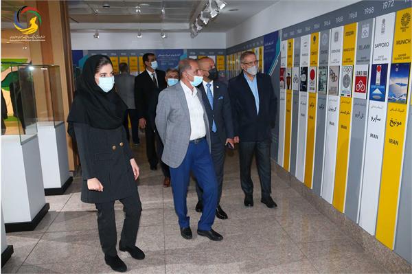 بازدید جمعی از روسای فدراسیون های ورزشی عراق از موزه ملی ورزش، المپیک، پارالمپیک