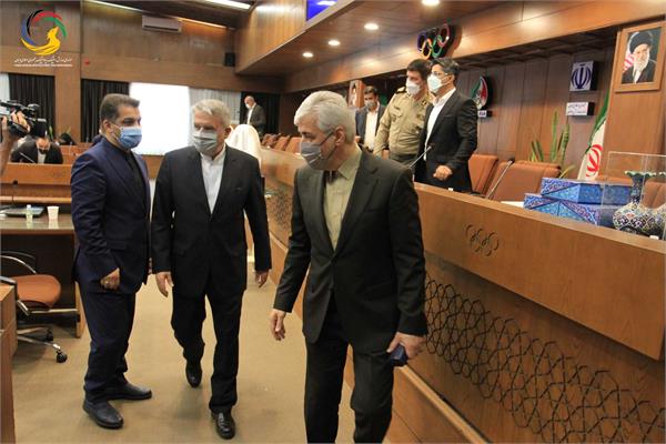 مراسم رونمایی از سردیس نام آوران بوکس کشور