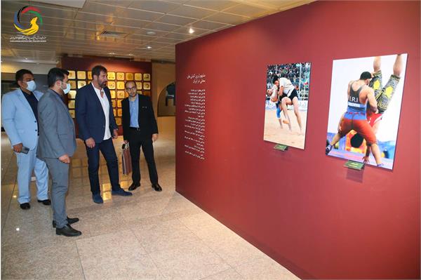 بازدید وسلین وویویچ سرمربی تیم ملی هندبال ایران از موزه ملی ورزش، المپیک، پارالمپیک