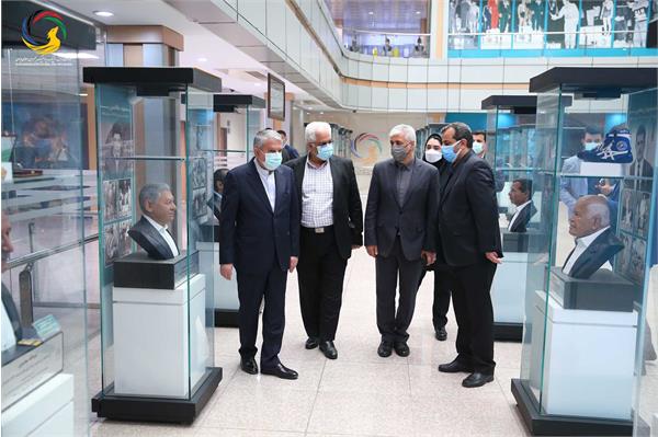 بازدید دکتر حمید سجادی وزیر ورزش و جوانان از موزه ملی ورزش، المپیک، پارالمپیک