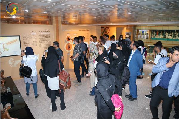 بازدید دانشجویان دانشکده تربیت بدنی دانشگاه خوارزمی از موزه ملی ورزش، المپیک، پارالمپیک