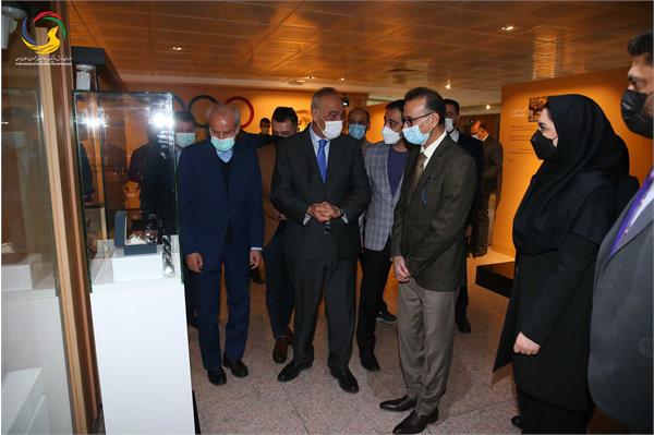 بازدید رئیس و دبیرکل کمیته ملی المپیک عراق از موزه ملی ورزش المپیک و پارالمپیک