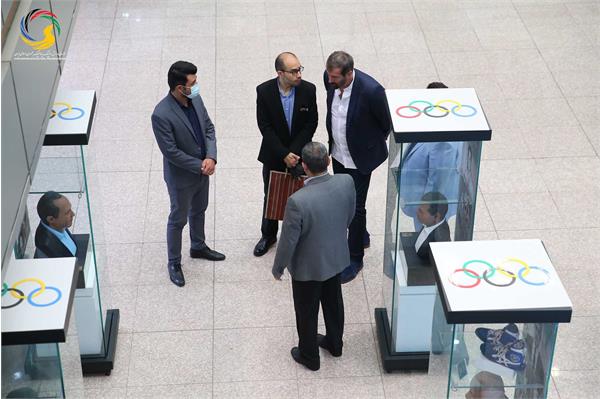 بازدید وسلین وویویچ سرمربی تیم ملی هندبال ایران از موزه ملی ورزش، المپیک، پارالمپیک