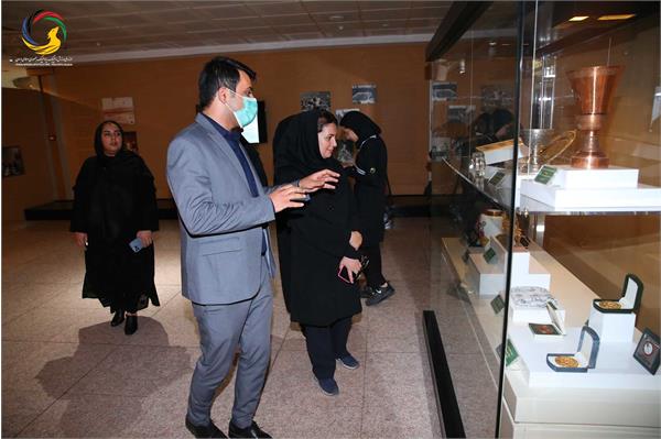 بازدید دختران اسنوکر زیر 21 سال کشوری از موزه ملی ورزش، المپیک، پارالمپیک