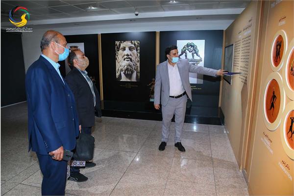 بازدید کانون مربیان فوتبال از موزه ملی ورزش،المپیک،پارالمپیک