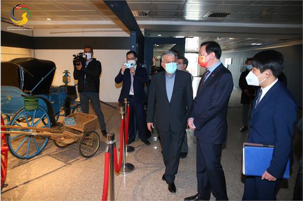 بازدید سفیر کشور چین و هیئت همراه از موزه ملی ورزش، المپیک، پارالمپیک