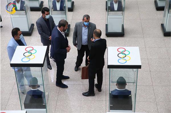 بازدید وسلین وویویچ سرمربی تیم ملی هندبال ایران از موزه ملی ورزش، المپیک، پارالمپیک