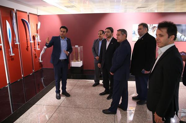 بازدید ریاست سازمان بهزیستی از موزه ملی ورزش، المپیک و پارالمپیک