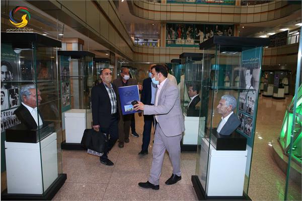 بازدید کانون مربیان فوتبال از موزه ملی ورزش،المپیک،پارالمپیک