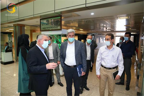 بازدید قائم مقام ریاست دانشگاه آزاد دکتر جمشید صباغ زاده در واحد علوم تحقیقات از موزه ملی ورزش