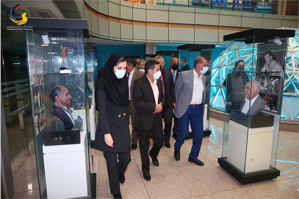 بازدید جمعی از روسای فدراسیون های ورزشی عراق از موزه ملی ورزش، المپیک، پارالمپیک