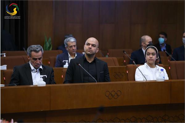 مراسم رونمایی از سردیس قهرمانان المپیک (علیرضا دبیر، یوسف کرمی، مراد محمدی، حمید سوریان و بهداد سلیمی)