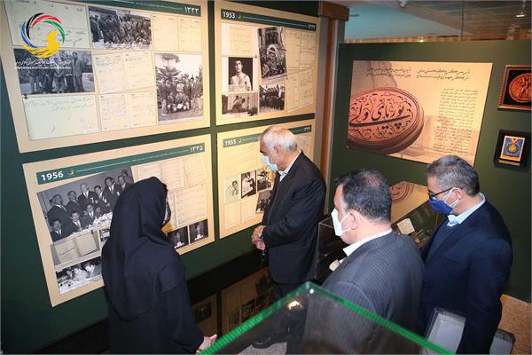 بازدید معاون وزارت تعاون، کار و رفاه اجتماعی از موزه ملی ورزش المپیک و پارالمپیک