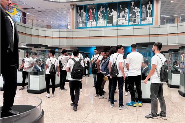 بازدید دانشجویان دانشکده تربیت بدنی دانشگاه تهران از موزه ملی ورزش، المپیک، پارالمپیک