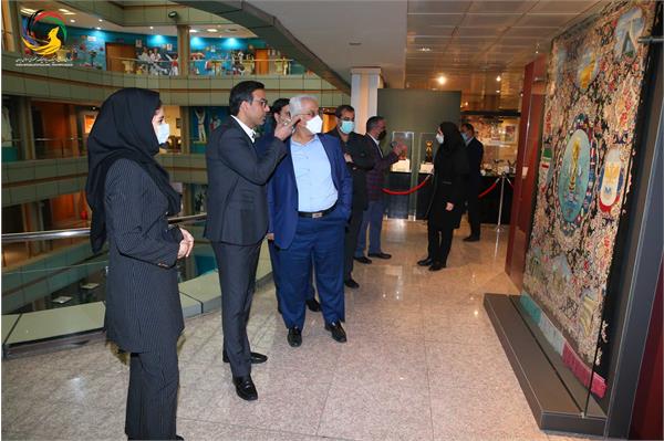 بازدید ریاست اتاق بازرگانی ایران و قطر از موزه ملی ورزش، المپیک، پارالمپیک