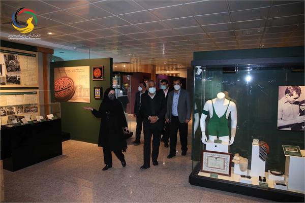 بازدید معاون وزارت تعاون، کار و رفاه اجتماعی از موزه ملی ورزش المپیک و پارالمپیک