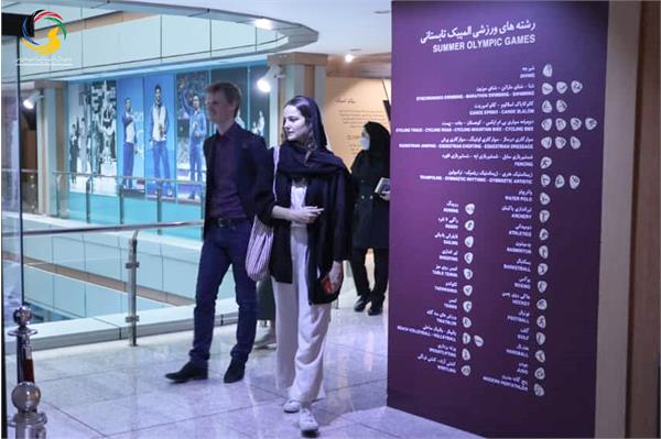 بازدید رایزن فرهنگ و مسئول ورزش سفارت آلمان از موزه ملی ورزش، المپیک، پارالمپیک
