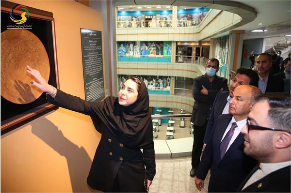 بازدید حسین المسلم به همراه دکتر صالحی امیری از موزه ملی ورزش، المپیک، پارالمپیک
