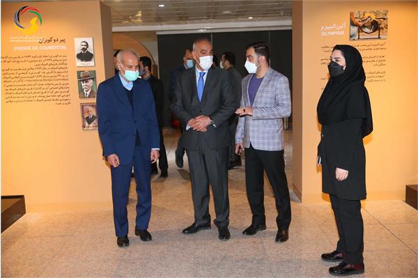 بازدید رئیس و دبیرکل کمیته ملی المپیک عراق از موزه ملی ورزش المپیک و پارالمپیک