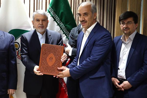 مراسم اهدا مدال و کاپ افتخارآفرینان ورزش کشور به موزه المپیک و پارالمپیک پارت دوم