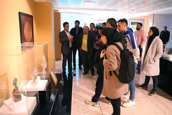 بازدید دانشجویان دانشگاه علامه طباطبایی از موزه المپیک