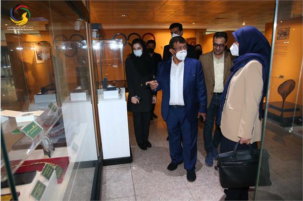 بازدید بدرالذیاب نایب رئیس فدراسیون بین المللی هندبال و خزانه دار فدراسیون هندبال آسیا