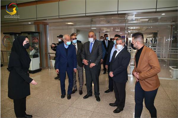 بازدید رئیس و دبیرکل کمیته ملی المپیک عراق از موزه ملی ورزش المپیک و پارالمپیک
