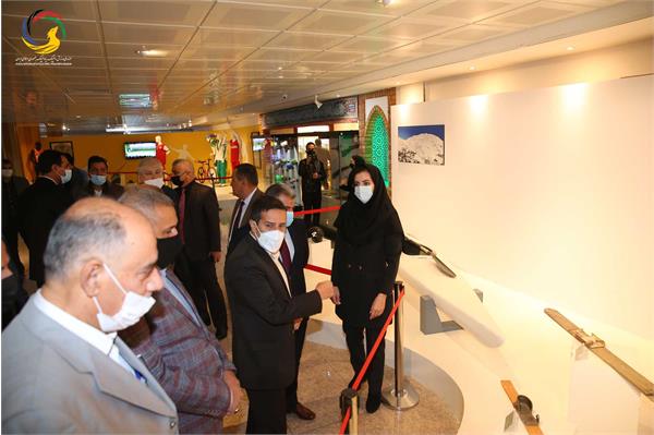 بازدید جمعی از روسای فدراسیون های ورزشی عراق از موزه ملی ورزش، المپیک، پارالمپیک