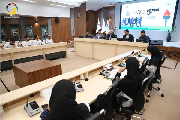 بازدید دانشجویان دانشکده تربیت بدنی دانشگاه تهران از موزه ملی ورزش، المپیک، پارالمپیک