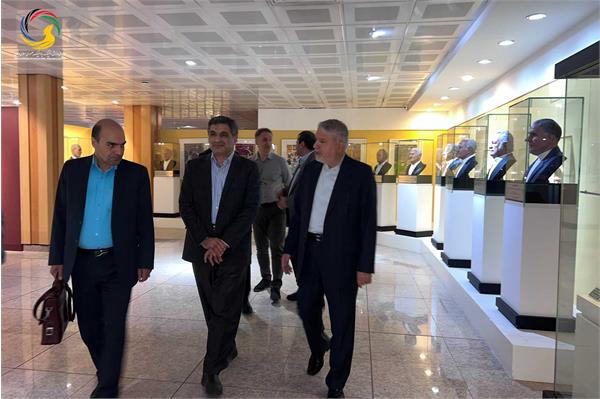 بازدید محسن پازوکی مدیرعامل بیمارستان محب کوثر از موزه ملی ورزش، المپیک، پارالمپیک